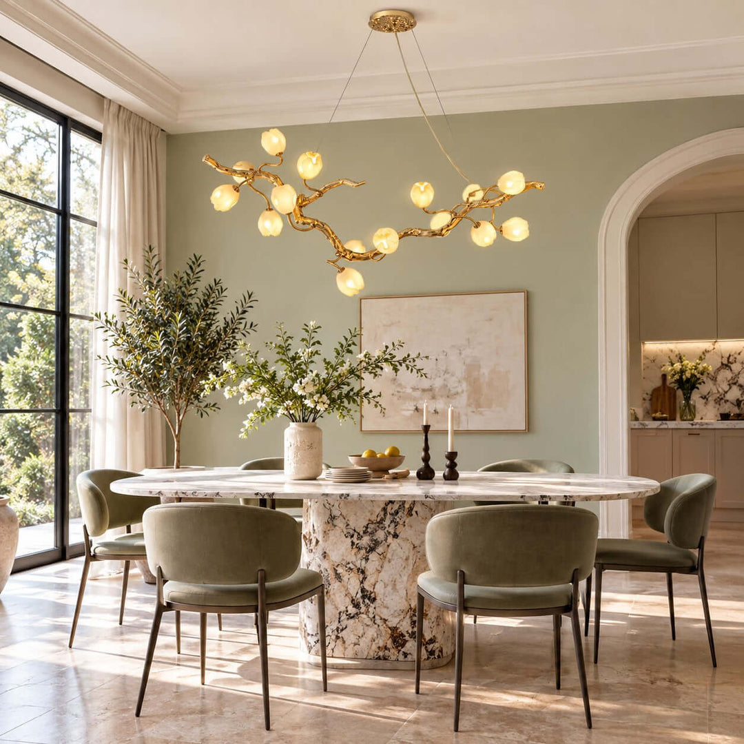 Valeria Linear Chandelier for Dining Room and Kitchen Island