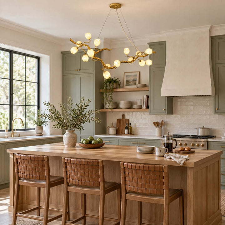 Valeria Linear Chandelier for Dining Room and Kitchen Island