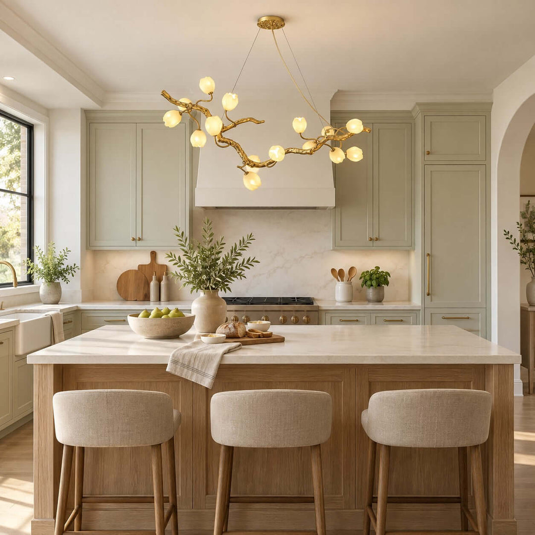 Valeria Linear Chandelier for Dining Room and Kitchen Island