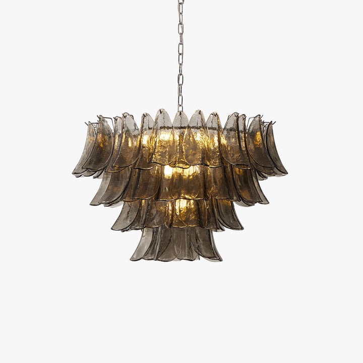 Valora Chandelier | Art Glass Light for Living Room Foyer