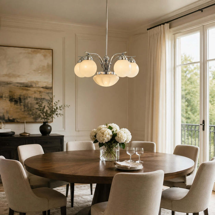 Valoria Glass Chandelier for Dining Room and Living Room Decor | Vinlighting