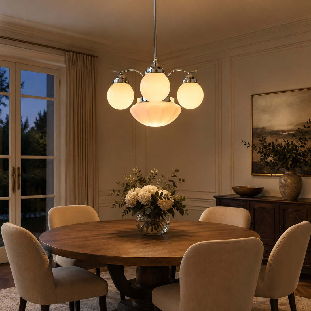 Valoria Glass Chandelier for Dining Room and Living Room Decor | Vinlighting