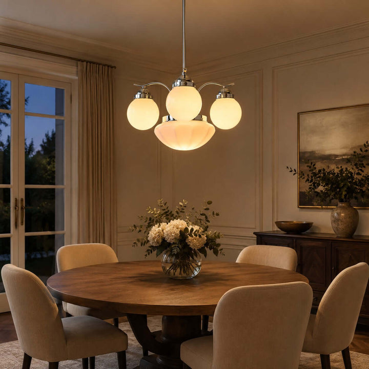 Valoria Glass Chandelier for Dining Room and Living Room Decor | Vinlighting