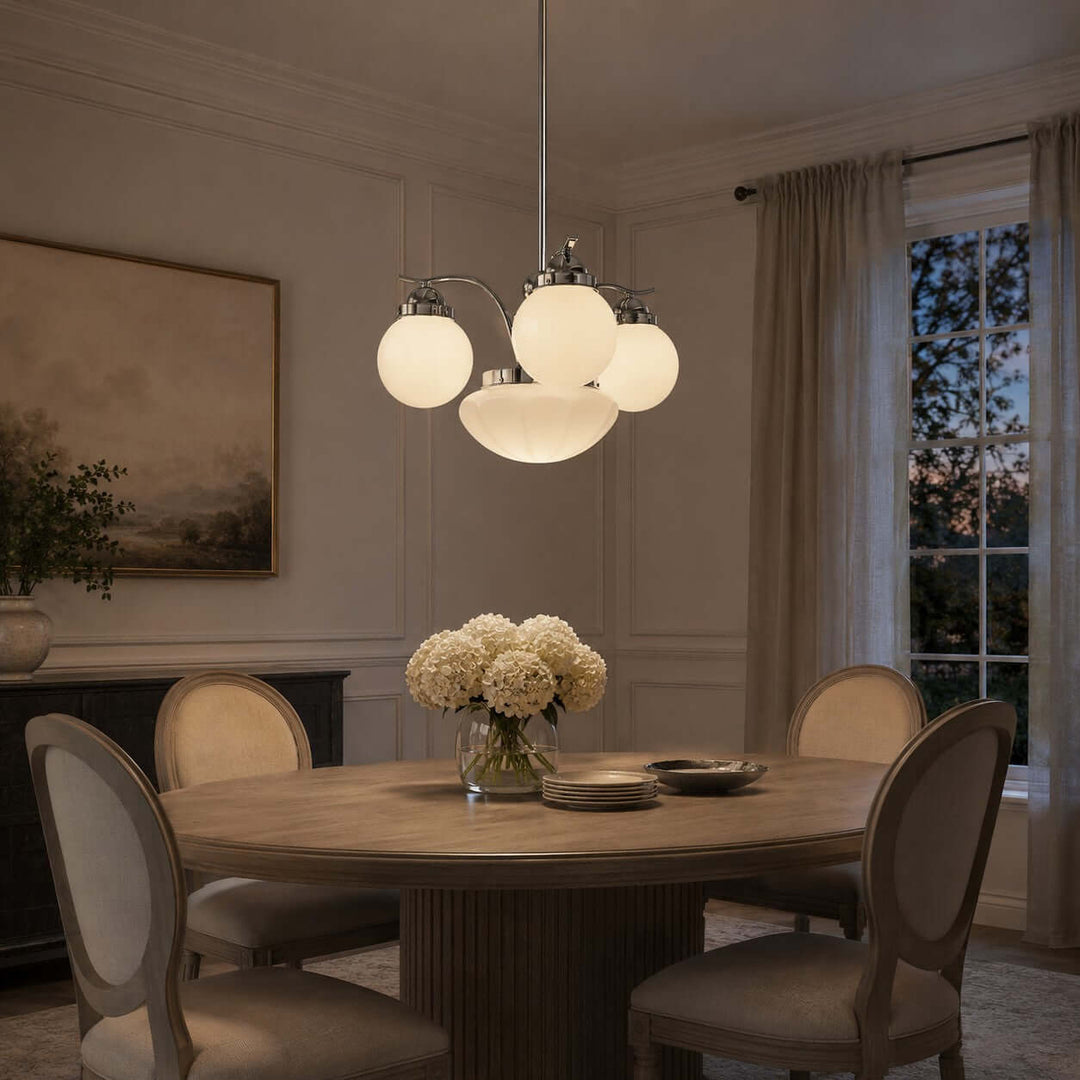 Valoria Glass Chandelier for Dining Room and Living Room Decor | Vinlighting