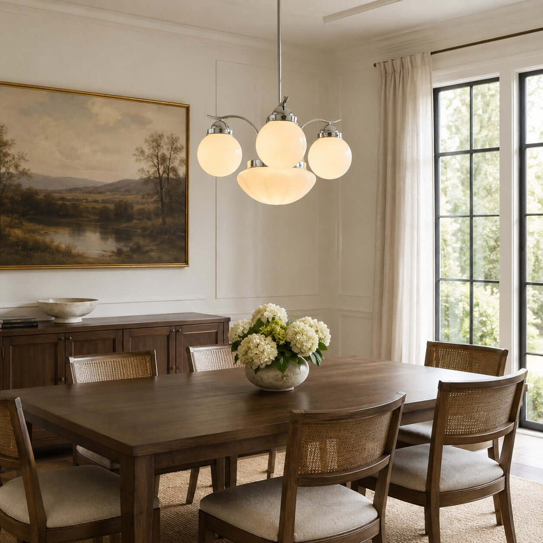 Valoria Glass Chandelier for Dining Room and Living Room Decor | Vinlighting