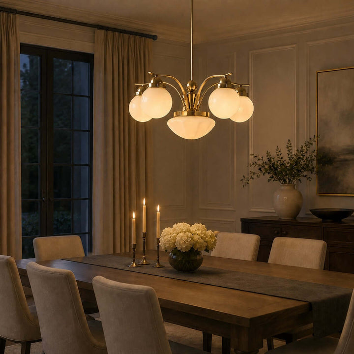 Valoria Glass Chandelier for Dining Room and Living Room Decor | Vinlighting