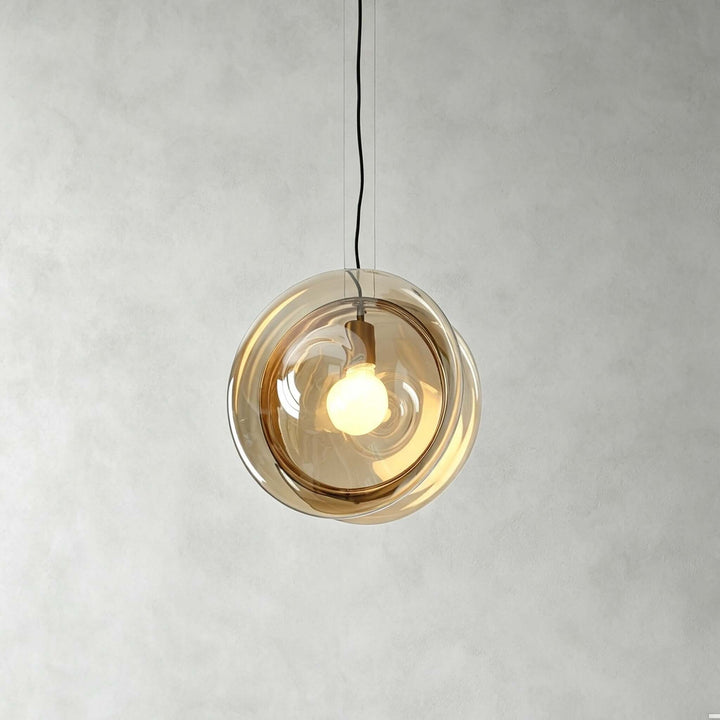 Vandrel Modern Glass Pendant Light for Kitchen, Dining, and Bedroom