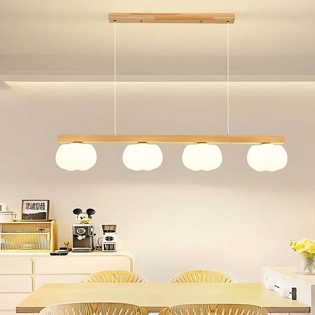Vantix Cotton Shaped Chandelier – Japanese Minimalist Dining Lighting