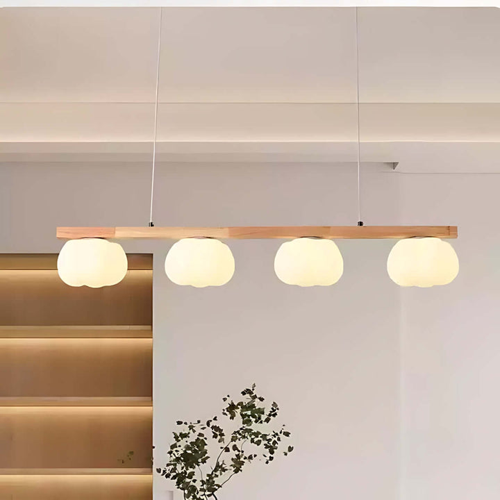 Vantix Cotton Shaped Chandelier – Japanese Minimalist Dining Lighting