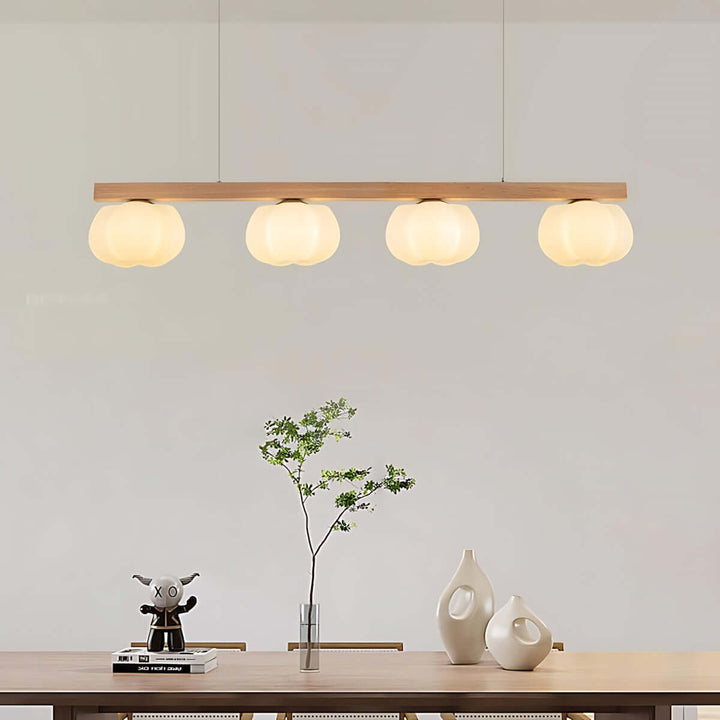 Vantix Cotton Shaped Chandelier – Japanese Minimalist Dining Lighting