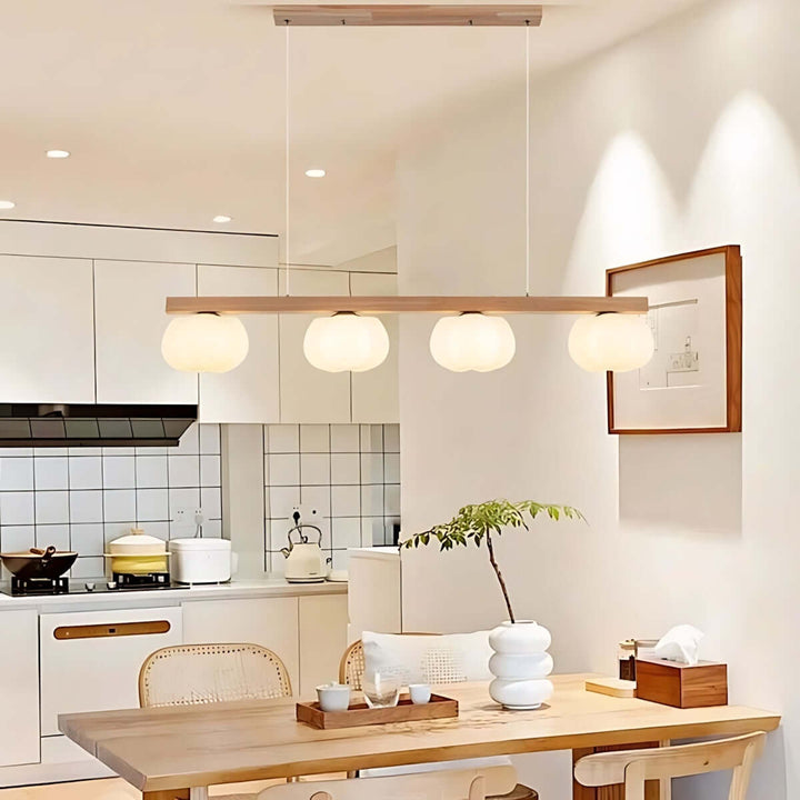 Vantix Cotton Shaped Chandelier – Japanese Minimalist Dining Lighting