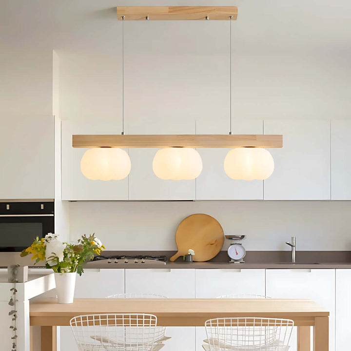 Vantix Cotton Shaped Chandelier – Japanese Minimalist Dining Lighting