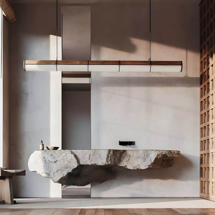 Varelo Chandelier - Nordic Minimalist Long Round Tube Dining Light