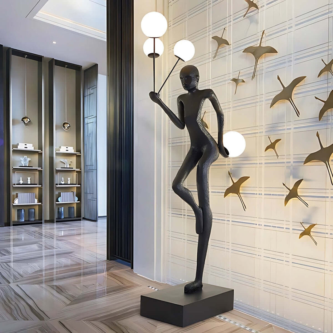 Varnilo Sculptural Floor Lamp - Nordic Light Luxury & Creativity