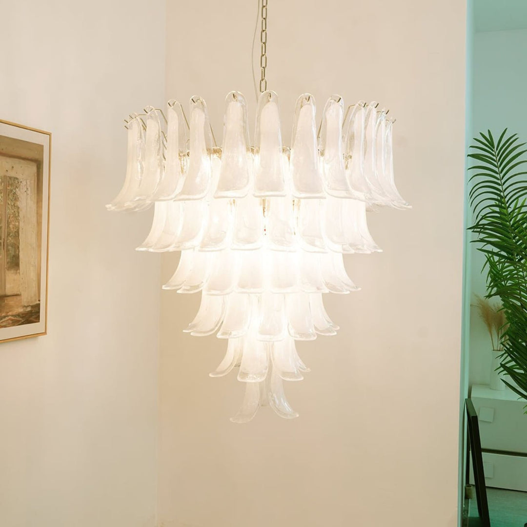 Vekla Chandelier – Handmade Murano Glass, Mid Century Elegance | Vinlighting