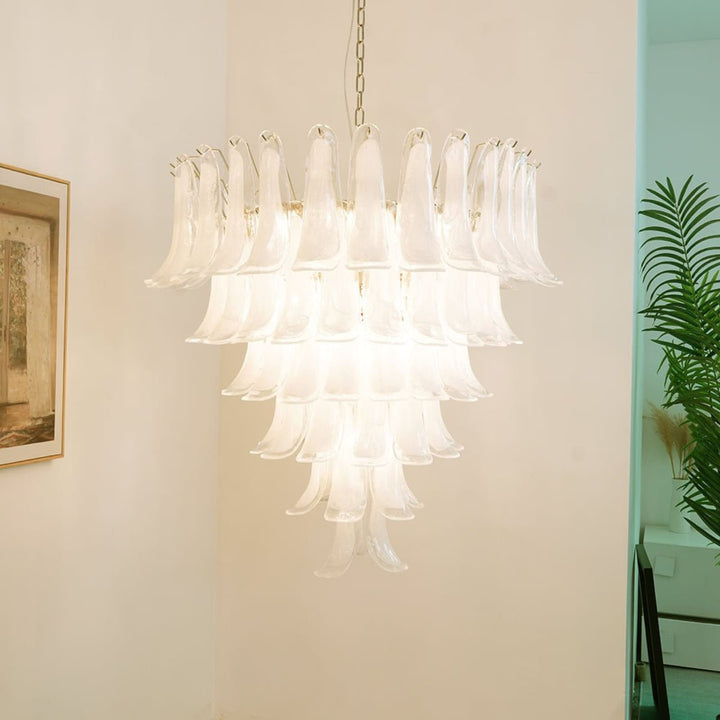 Vekla Chandelier – Handmade Murano Glass, Mid Century Elegance | Vinlighting