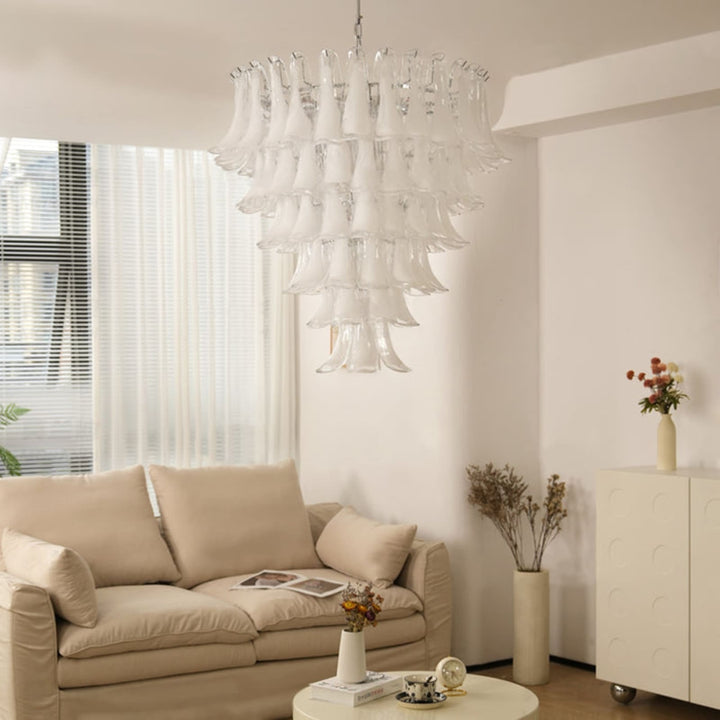 Vekla Chandelier – Handmade Murano Glass, Mid Century Elegance | Vinlighting