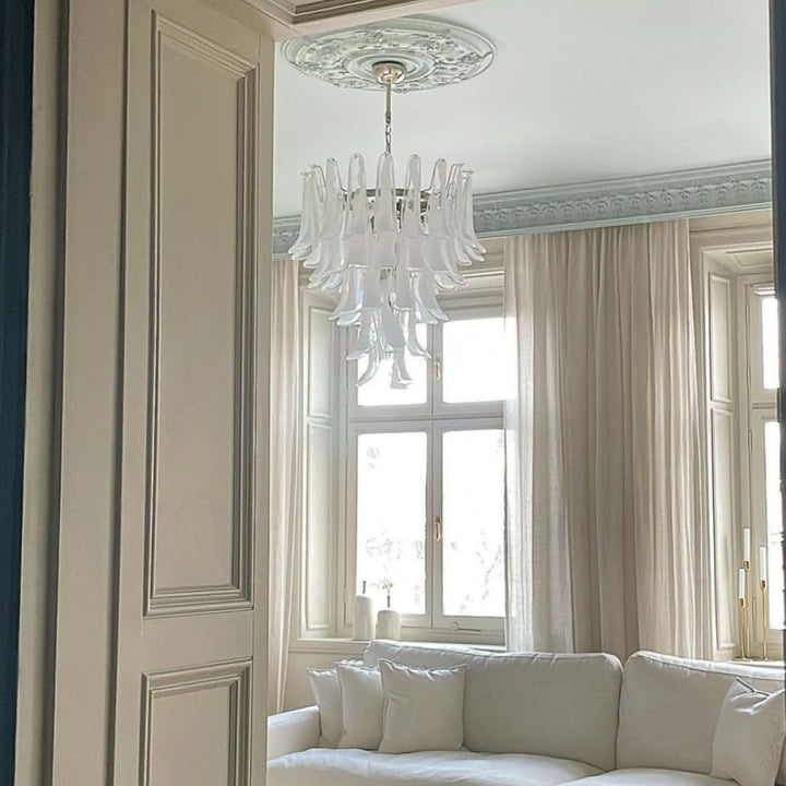 Vekla Chandelier – Handmade Murano Glass, Mid Century Elegance | Vinlighting