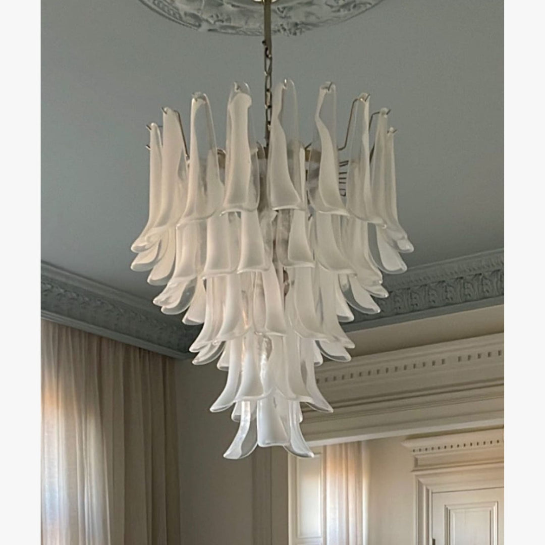 Vekla Chandelier – Handmade Murano Glass, Mid Century Elegance | Vinlighting