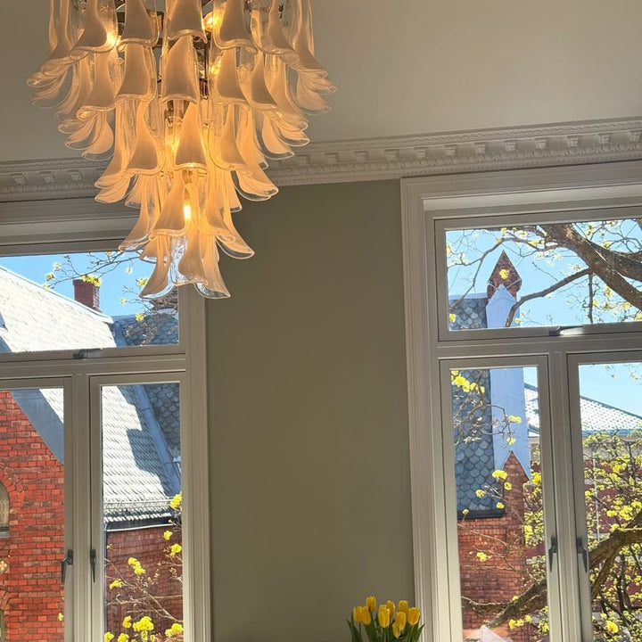 Vekla Chandelier – Handmade Murano Glass, Mid Century Elegance | Vinlighting