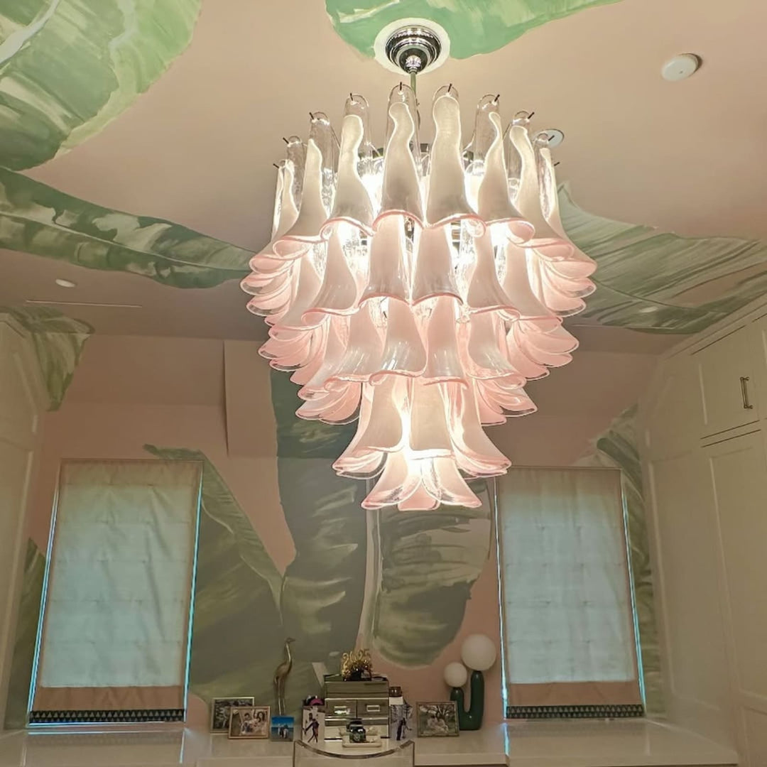 Vekla Chandelier – Handmade Murano Glass, Mid Century Elegance | Vinlighting