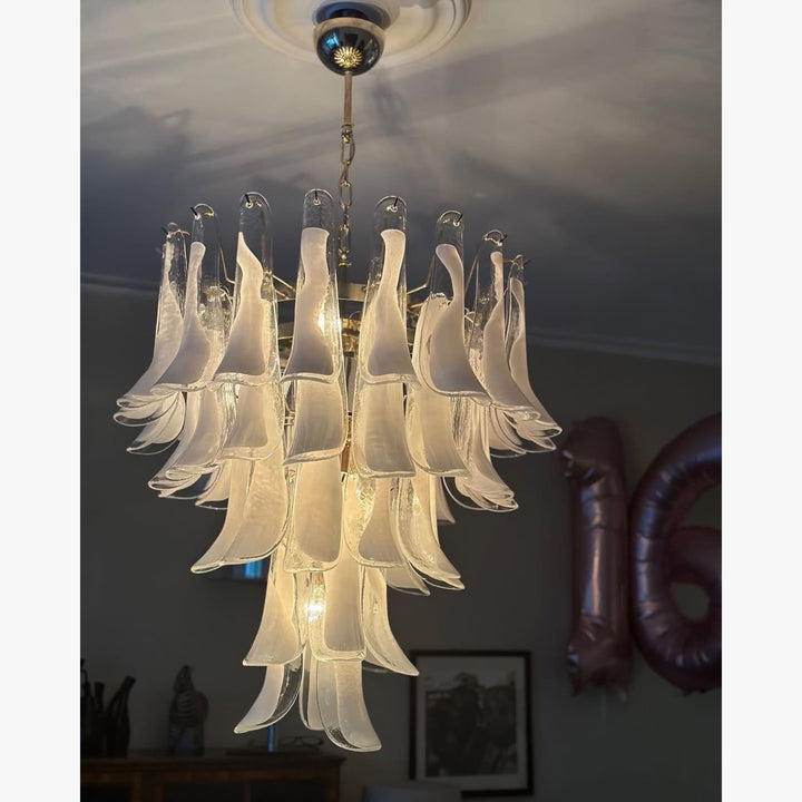 Vekla Chandelier – Handmade Murano Glass, Mid Century Elegance | Vinlighting