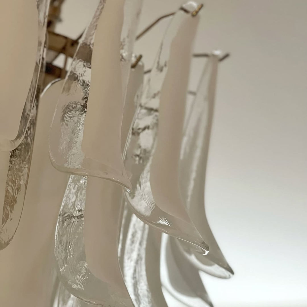 Vekla Chandelier – Handmade Murano Glass, Mid Century Elegance | Vinlighting