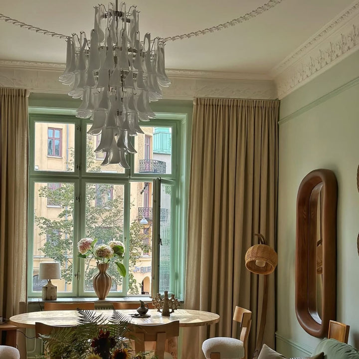 Vekla Chandelier – Handmade Murano Glass, Mid Century Elegance | Vinlighting