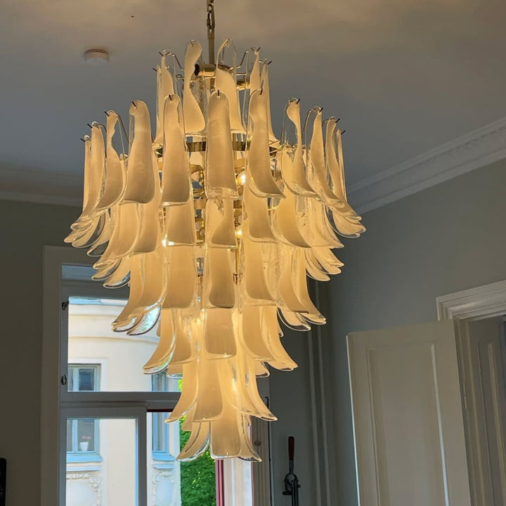 Vekla Chandelier – Handmade Murano Glass, Mid Century Elegance | Vinlighting