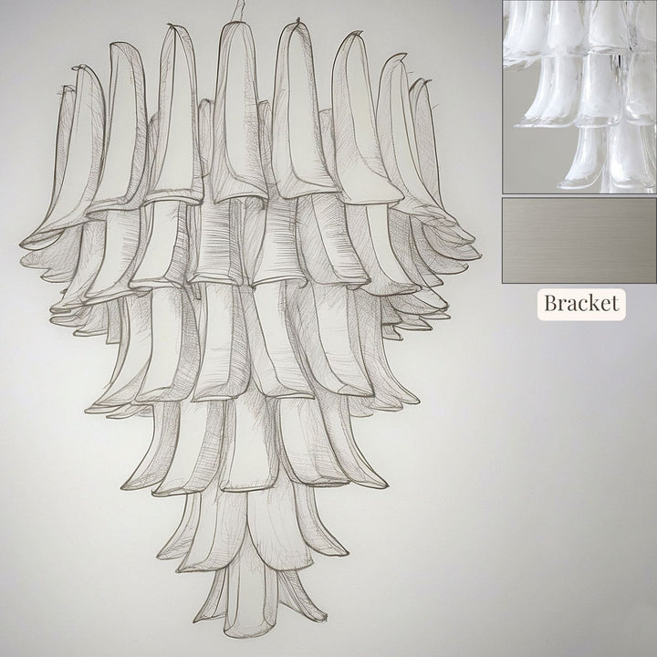 Vekla Chandelier – Handmade Murano Glass, Mid Century Elegance | Vinlighting