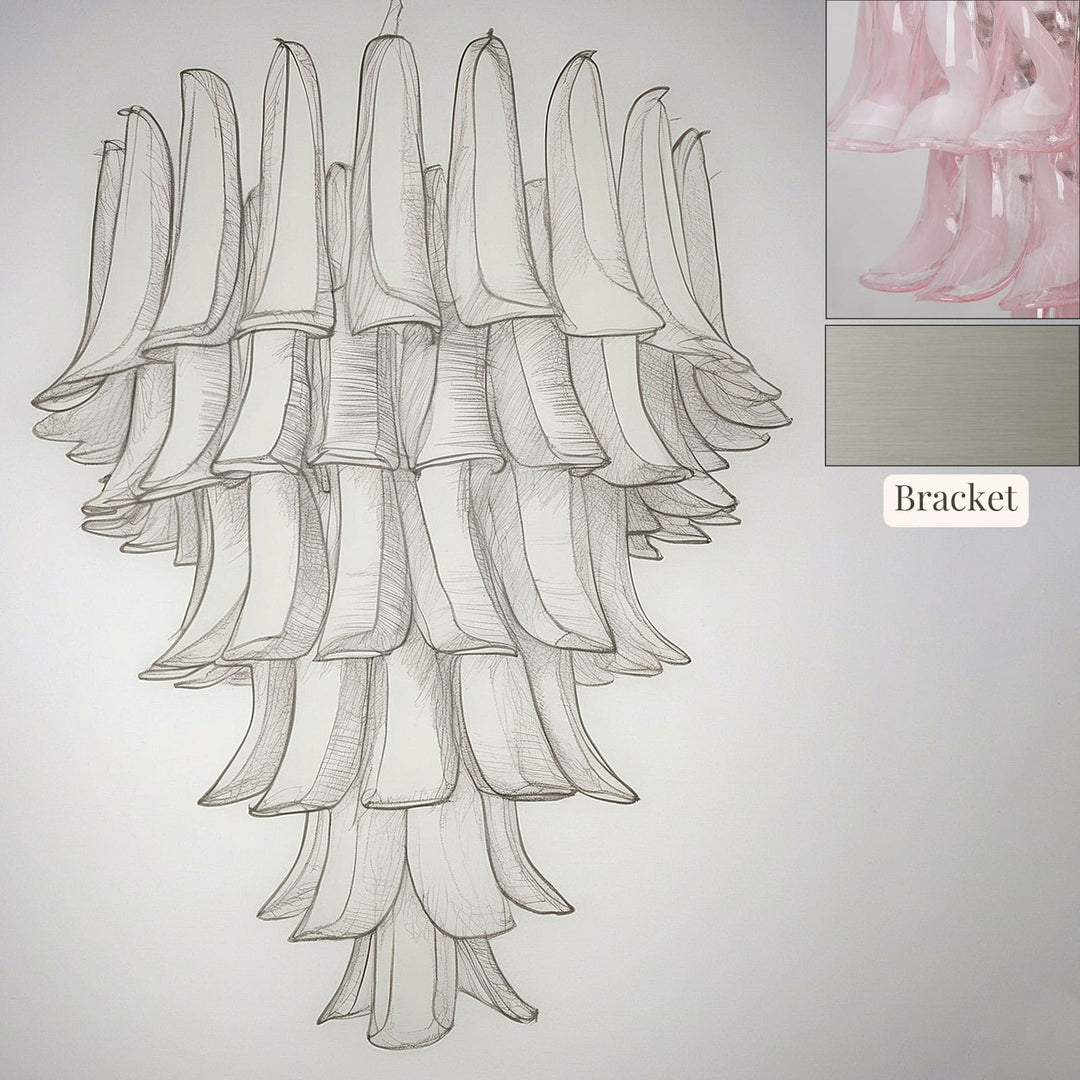 Vekla Chandelier – Handmade Murano Glass, Mid Century Elegance | Vinlighting