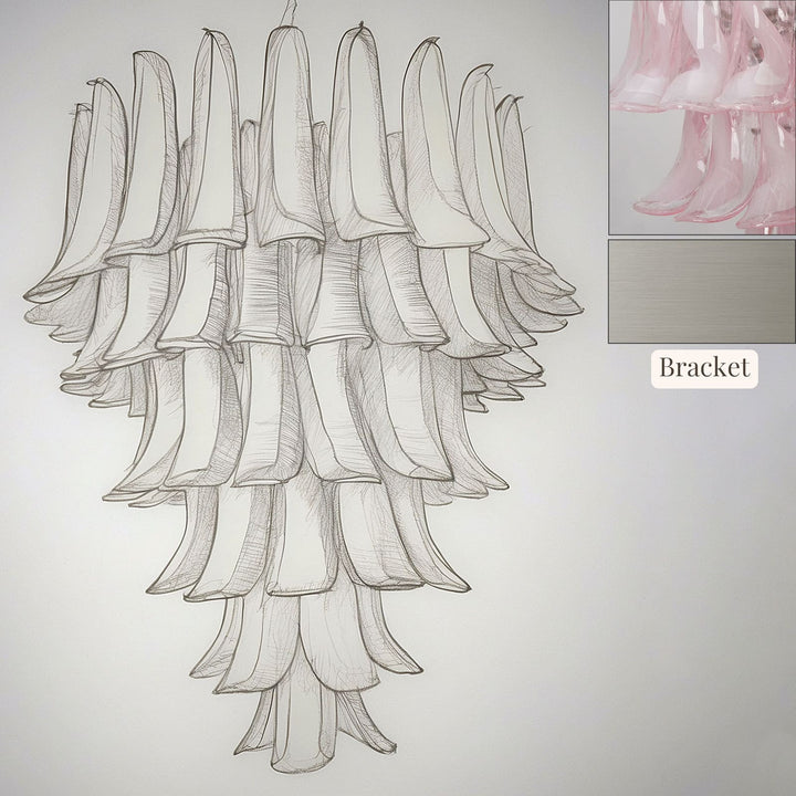Vekla Chandelier – Handmade Murano Glass, Mid Century Elegance | Vinlighting