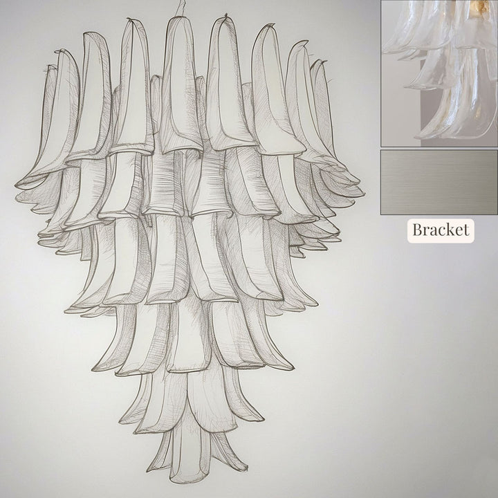 Vekla Chandelier – Handmade Murano Glass, Mid Century Elegance | Vinlighting