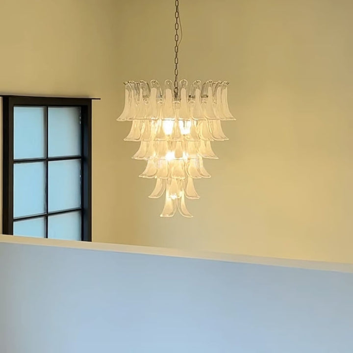 Vekla Chandelier – Handmade Murano Glass, Mid Century Elegance | Vinlighting