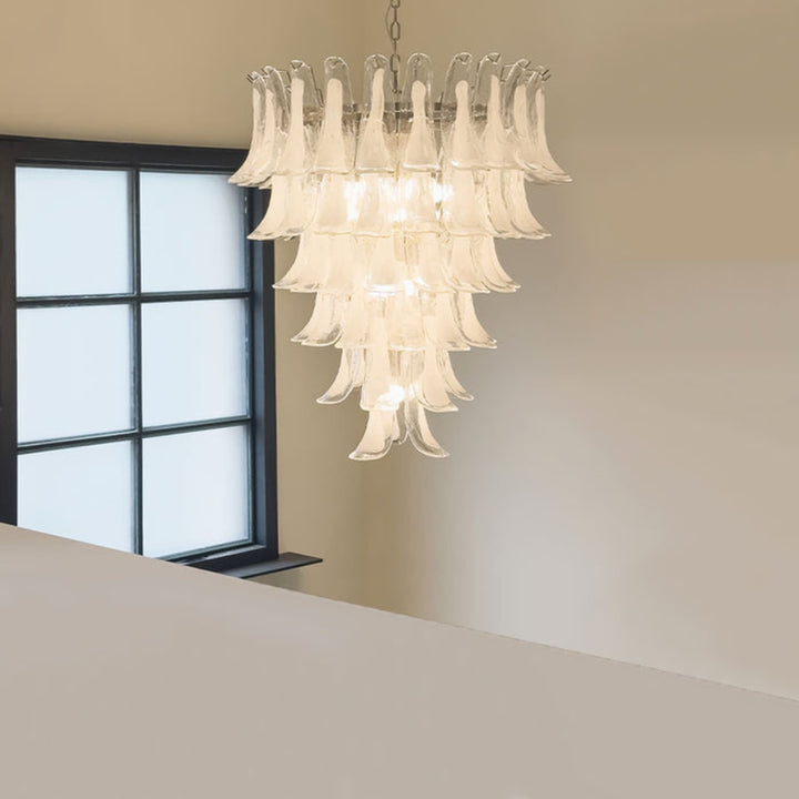 Vekla Chandelier – Handmade Murano Glass, Mid Century Elegance | Vinlighting
