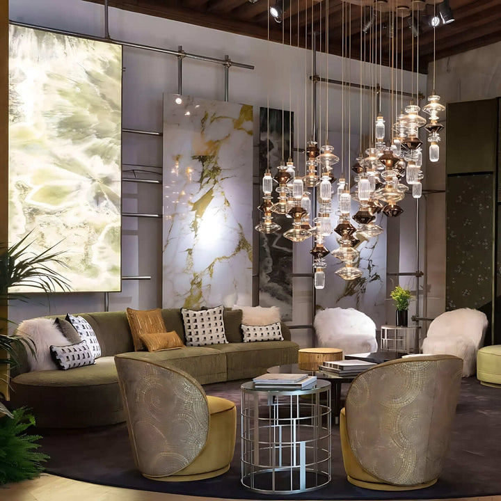 Vekora Pendant Lamp - Luxury Glass Lighting for Modern Spaces