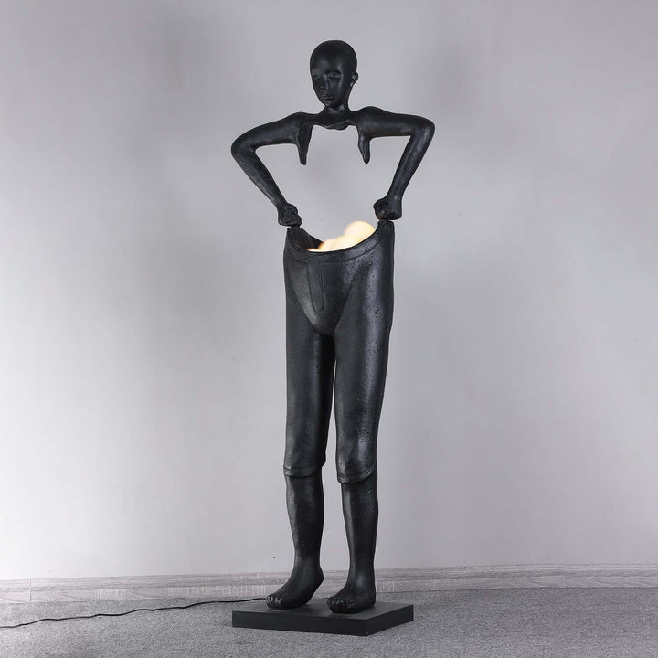 Velari Resin Floor Lamp – Modern Creative Figure Art Sculpture