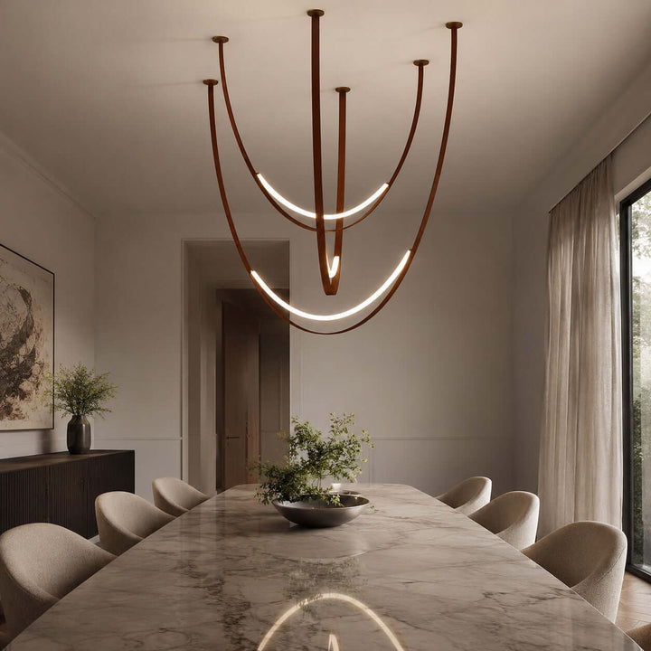 3-Light LED Pendant Light for Stairwells and Foyers | Vinlighting