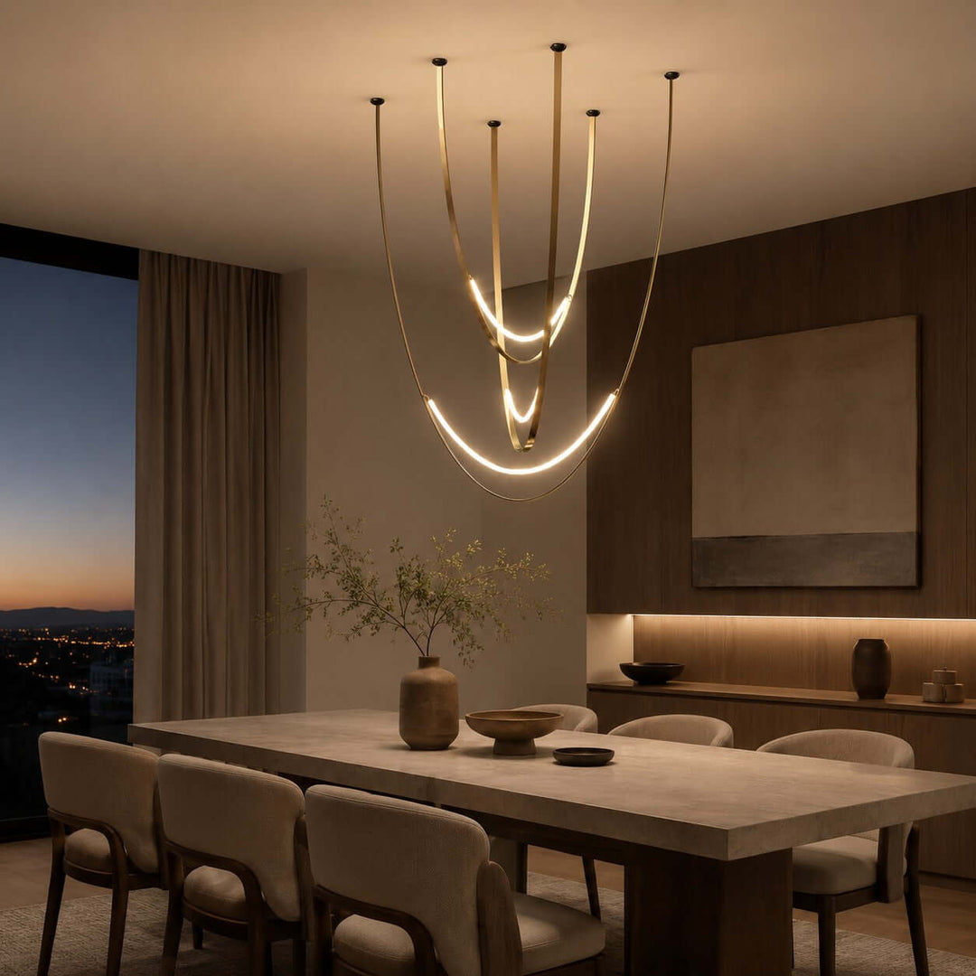 3-Light LED Pendant Light for Stairwells and Foyers | Vinlighting