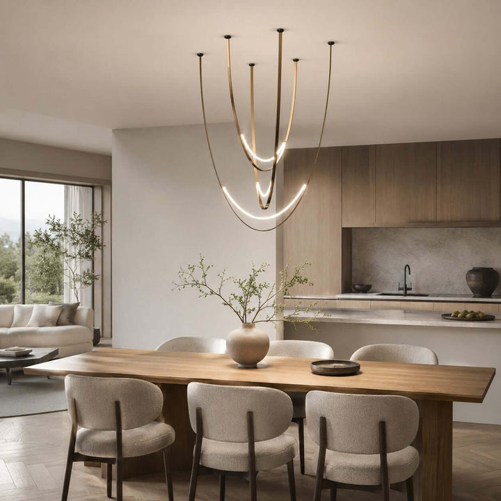 3-Light LED Pendant Light for Stairwells and Foyers | Vinlighting