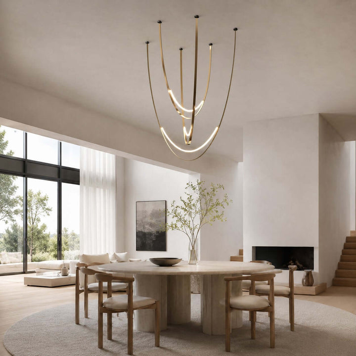 3-Light LED Pendant Light for Stairwells and Foyers | Vinlighting