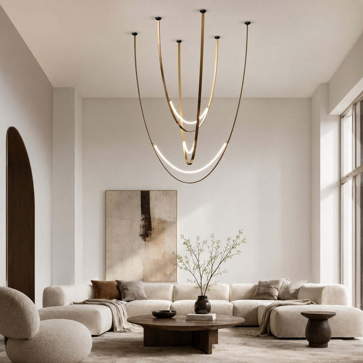 3-Light LED Pendant Light for Stairwells and Foyers | Vinlighting