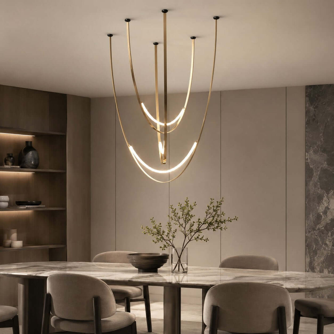 3-Light LED Pendant Light for Stairwells and Foyers | Vinlighting
