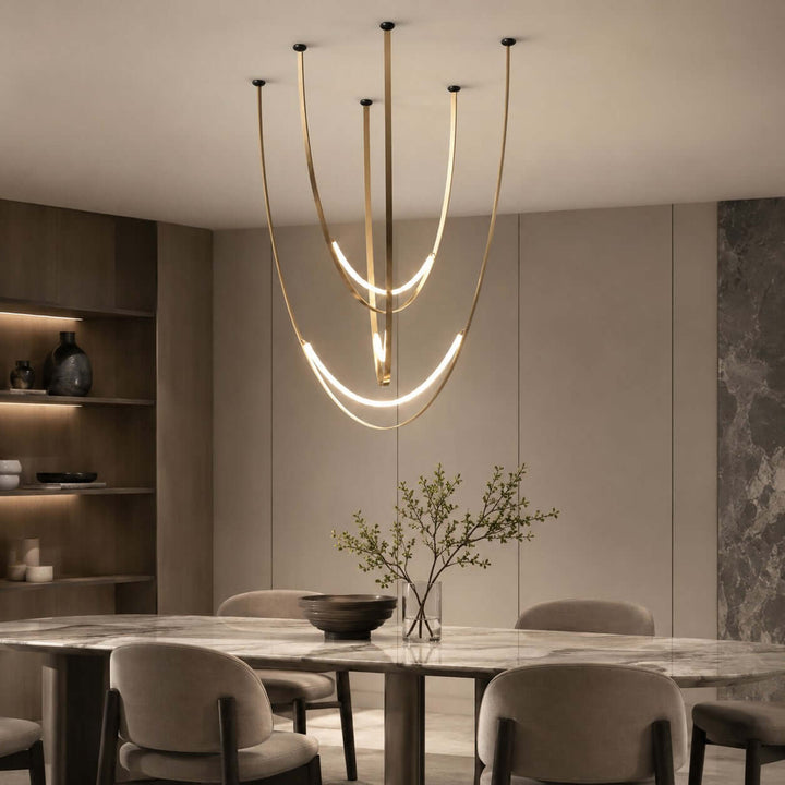 3-Light LED Pendant Light for Stairwells and Foyers | Vinlighting
