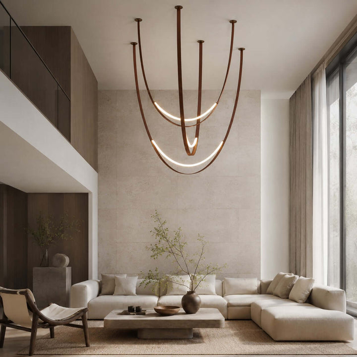 3-Light LED Pendant Light for Stairwells and Foyers | Vinlighting