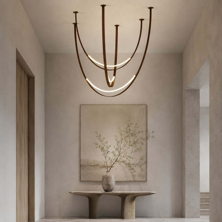 3-Light LED Pendant Light for Stairwells and Foyers | Vinlighting