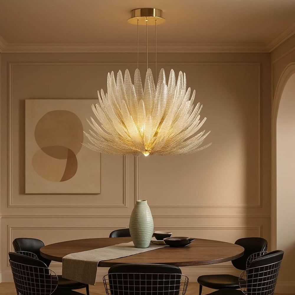 Veliro Chandelier – Modern Luxury Glass Chandelier for Dining