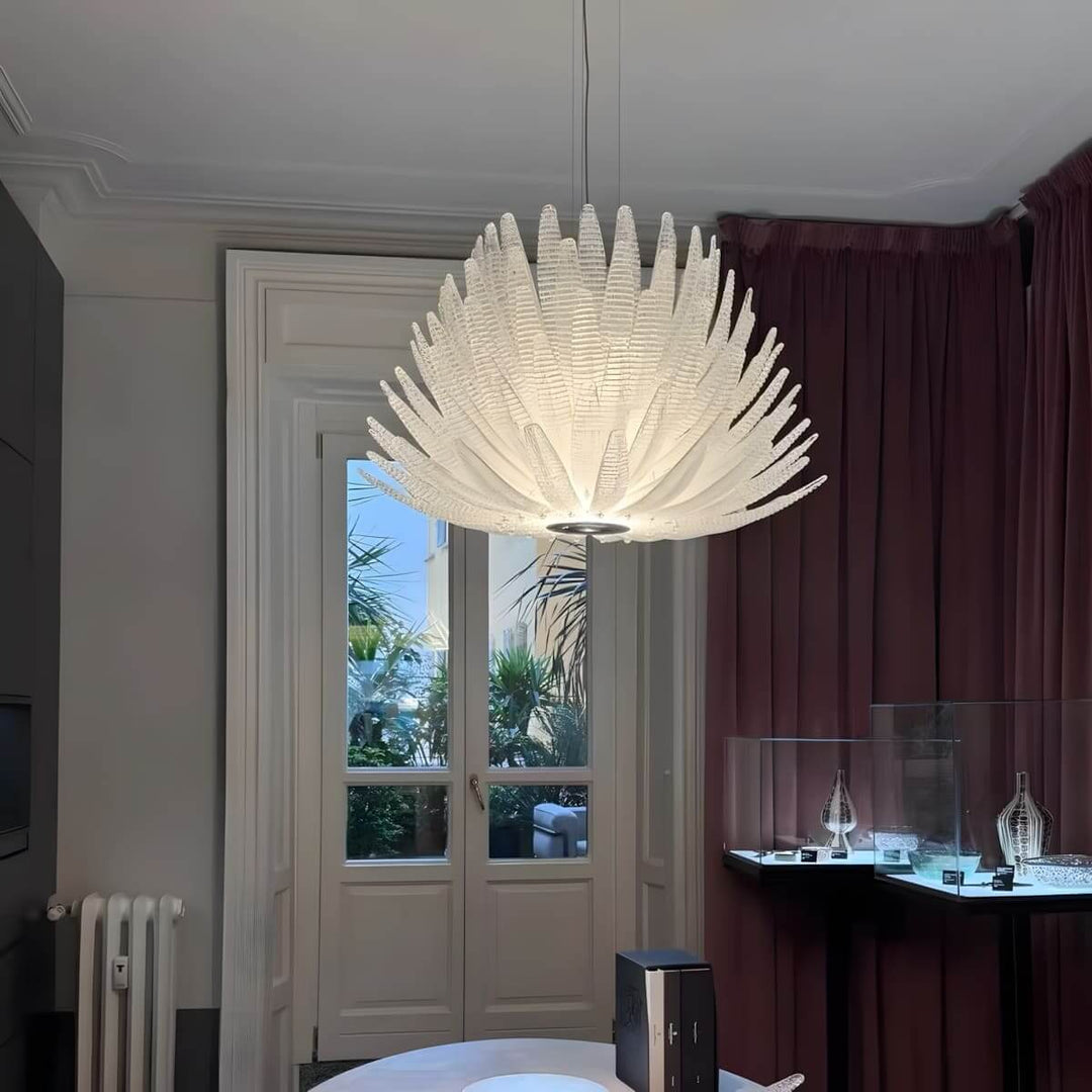 Veliro Chandelier – Modern Luxury Glass Chandelier for Dining