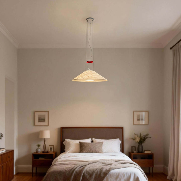 Velliora Pendant Lamp – Modern Creative Cone-shaped Paper Chandelier