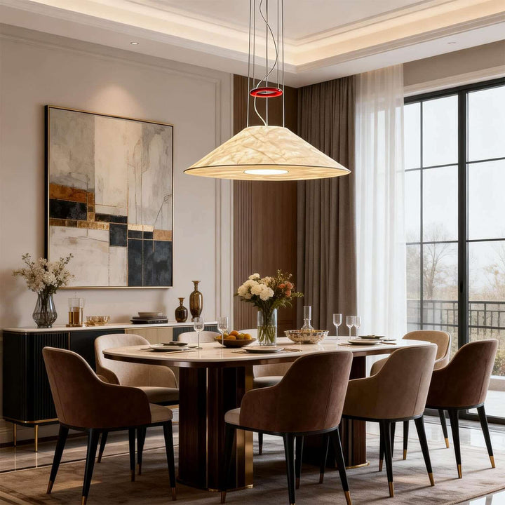 Velliora Pendant Lamp – Modern Creative Cone-shaped Paper Chandelier
